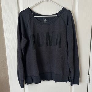 PUMA Charcoal Gray Sweatshirt